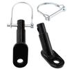 Happyyami Bike Trailer Attachment Adapter 2pcs Bicycle Traction Head Iron Component Child Pet Drawing Head view 1