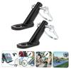 Happyyami Bike Trailer Attachment Adapter 2pcs Bicycle Traction Head Iron Component Child Pet Drawing Head view 2