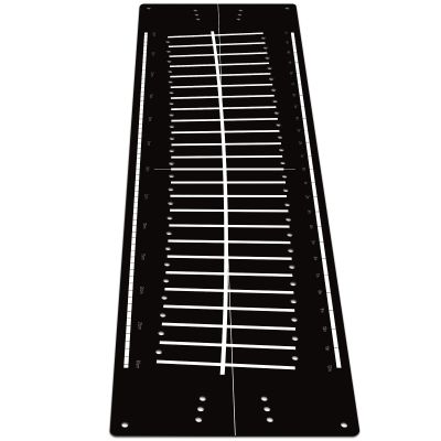 Silipull Golf Putting Mats Practice Indoor 30 x 8.27 Inch Golf Putting Practice Training Aid Alignment Track Green Mat Exercise Putter Training Supplies(Black)