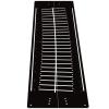 Silipull Golf Putting Mats Practice Indoor 30 x 8.27 Inch Golf Putting Practice Training Aid Alignment Track Green Mat Exercise Putter Training Supplies(Black) view 1