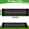 Silipull Golf Putting Mats Practice Indoor 30 x 8.27 Inch Golf Putting Practice Training Aid Alignment Track Green Mat Exercise Putter Training Supplies(Black) view 2