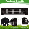 Silipull Golf Putting Mats Practice Indoor 30 x 8.27 Inch Golf Putting Practice Training Aid Alignment Track Green Mat Exercise Putter Training Supplies(Black) view 3