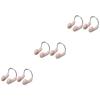 SUPVOX 6pcs Swimming Nose Clip for Adults Soft Comfortable Nose for Pool and Ocean Use Reusable Water Clips Fleshcolor view 1
