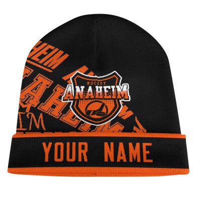 NineFit Basics Anaheim Custom Personalized Knitted Hat,Anaheim Fashion Accessories,Sports Stylish Winter Hat Go with Many Outfits,Gifts for Men,Women,Teenagers., Small-Large