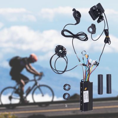 AKaSping 36V / 48V Electric Controller Kit 750W-1200W Color Screen LCD Meter FOC Sine Wave Controller PAS Set Electric Bicycle Controller Kit E-Bike Brushless Controller for DIY Electric Bike Scooter