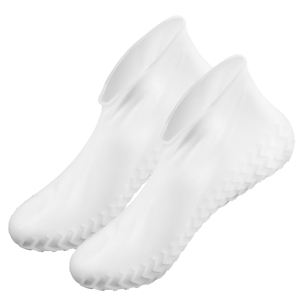 SUPVOX Silicone Shoe Covers Anti-slip Rain Shoes Protector Portable and Design Small for Outdoor Use for Adults