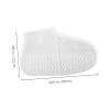 SUPVOX Silicone Shoe Covers Anti-slip Rain Shoes Protector Portable and Design Small for Outdoor Use for Adults view 2