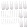 Happyyami 1 Set Croissant Yoga Balls Stopper Plug Kit Yoga Balls Supply Inflatable Yoga Ball Remover Pullers Inflatable Ball Plug White Jumping Horse Handle Ball Plastic Fitness view 1