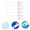 Happyyami 1 Set Croissant Yoga Balls Stopper Plug Kit Yoga Balls Supply Inflatable Yoga Ball Remover Pullers Inflatable Ball Plug White Jumping Horse Handle Ball Plastic Fitness view 2