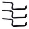 Hunters Specialties Reflective Treestand Rope 30ft Heavy Duty & Muddy Big Game Treestands Screw-in Accessory Hook (3-Pack), One Size, Black view 3