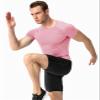 SPVISE Pink Men's Cool Dry Short Sleeve Compression Shirts Active Sports Baselayer T-Shirts Tops Athletic Workout Gym Shirts view 2