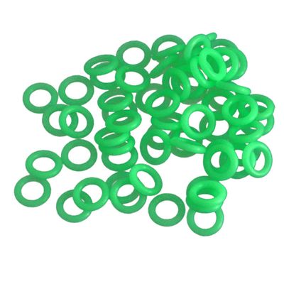 BESPORTBLE 200 Pcs Ground Nail Circle Tent Stake Nail Fluorescent Ring Pool Nail Fluorescent Rings for Tent Stakes Canopy Camp Fluorescent Rings Tent Peg Up Beach Tent Green Plastic