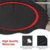 GYMAX Rebounder Trampoline for Adults, 40 Mini Exercise Trampoline with Height Adjustable Bar & Resistance Bands, 330lbs Foldable Workout Trampoline, Small Fitness Trampoline Indoor/Outdoor (Red) view 4