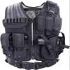 YAKEDA Tactical Outdoor CS Game Vest Adjustable Fit Adult (Black) view 1