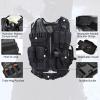 YAKEDA Tactical Outdoor CS Game Vest Adjustable Fit Adult (Black) view 2