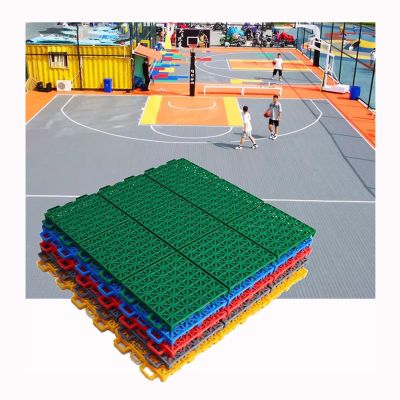 34cm Outdoors Outdoor Basketball Court Flooring DIY Modular Interlocking Floor Mats Easily Cut/Modified (Color : Orange, Size : 9PCS)