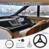 CARMOCAR Boat Steering Rotary System Boat Kit with 14 Feet Cable,13.5 Inch steering wheel,3/4" Tapered Shaft for Waterborne Vehicles view 4