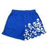 DIOTSR Mens Graphic Print Shorts Cool Mesh Basketball Shorts Casual Flat Front Shorts Summer Drawstring (Blue, X-Large) view 4