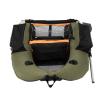 Inflatable Fishing Boat Belly Boat Fishing Float Tube with Storage Pockets, Adjustable Straps & Bracket for trolling Motor, Loading Capacity 286.6LBS (Green) view 4