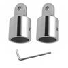 SHENGHUISS Bimini Top Cap Eye End Boat Fitting Stainless Steel 316 Round Tubing Marine Hardware with L Shape Hex Key (A-7/8 inch 2 Pack) view 1