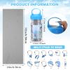 Hosuly 12 Pack 32 x 12 in Cooling Towels Bulk for Neck and Face Microfiber Ice Towel Sweat Towels Breathable Soft Chilly Towel Portable Cool Neck Rags for Sport Gym Workout (Gray) view 2