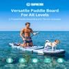 NipheanUltra-LightInflatable Paddle Board with (Beginner Friendly) StabilTrac Fin and Durable SUP Accessories, 10' Stand Up Paddle Boards for Adults & Youth, Versatile Yoga Paddle Board, Gift Ideas view 2