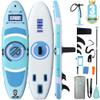 NipheanUltra-LightInflatable Paddle Board with (Beginner Friendly) StabilTrac Fin and Durable SUP Accessories, 10' Stand Up Paddle Boards for Adults & Youth, Versatile Yoga Paddle Board, Gift Ideas view 1