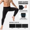 SPVISE 3 Pack Men's Compression Pants Athletic Workout Leggings Running Gym Tights Cool Dry Sports Baselayer Pant with Pocket view 4