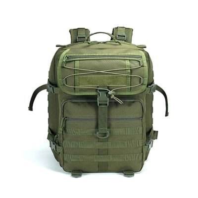Men's Large Capacity Camping Backpack Oxford Cloth Tactical Rucksack Lightweight Outdoor Hiking Travel Daypack (Green)
