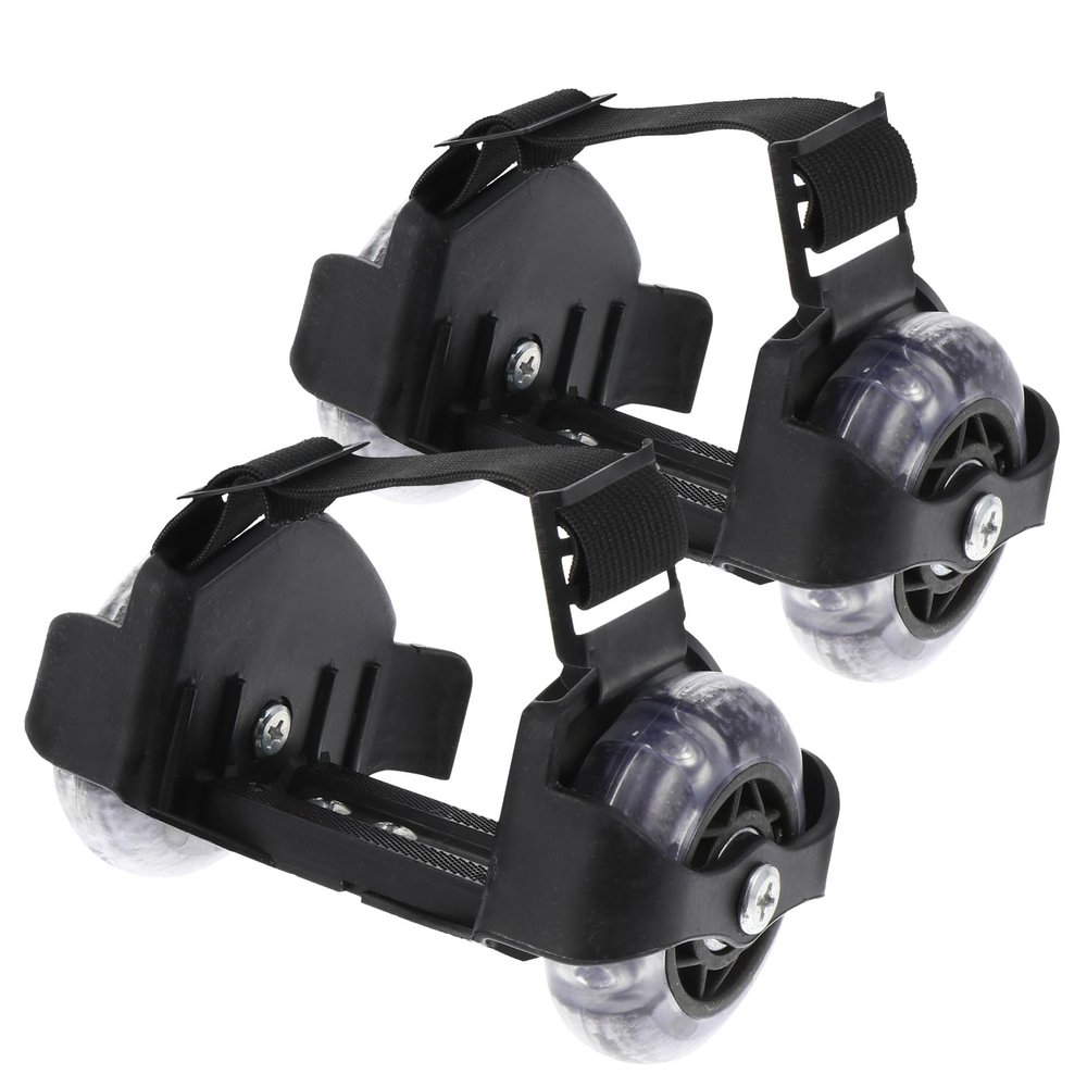 1 Pair Roller Skating Roller Shoes for Illuminating Heel Scooters Scooter Wheels Heel Roller Shoes Roller Skates for Kids Skating Shoes PVC Child Flashing Wheel