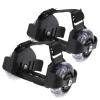 1 Pair Roller Skating Roller Shoes for Illuminating Heel Scooters Scooter Wheels Heel Roller Shoes Roller Skates for Kids Skating Shoes PVC Child Flashing Wheel view 1
