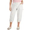 Style & Co. Women's Cotton Pull On Capri Pants Bright White view 1