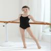 EQSJIU Black Leotard for Girls Basic Camisole Ballet Leotards with Adjustable Straps Seamless Dance Undergarments Gymnastics Leotard 9-10 Years Ballet Outfit Kids Dancewear view 3