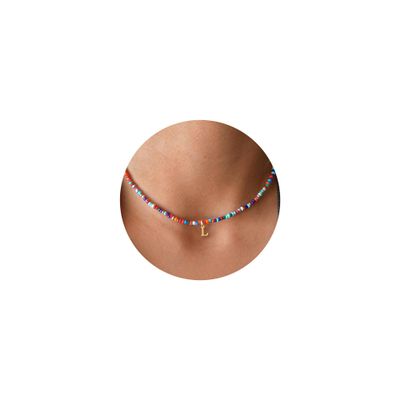 Yoosteel Initial Necklaces for Women - Initial L Necklaces for Teen Girl Gifts 12 13 14 15 16 18 Year Old Girl Birthday Gifts for Teen Girls Trendy Stuff