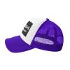 Thick Thighs Thin Patience Heart Unisex Baseball Cap Vintage Men Women Low Profile Trucker Hats Adjustable Purple view 3