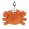 Apricot Lamb Purse Charm Cute Toys Orange and White Happy Crab Stuffed Animal Soft Keychain Bag Charm for Kids Bag, Purse, Backpack, Handbag (Happy Crab5.5 Inches) view 4