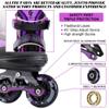 JIFAR Adjustable Inline Skates for Kids, Light Up Wheels Roller Blades for Boys & Girls, Medium Size for Big Kids US 14, Outdoor Inline Skates for Beginners view 2