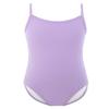 EQSJIU Ballet Leotards for Girls with Adjustable Straps Purple Camisole Seamless Dance Undergarments Toddler Gymnastics Leotard Ballet Outfit Kids Bodysuit Dancewear 4-5T view 1