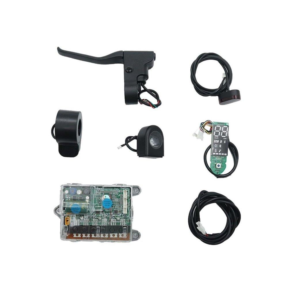 XIBANY Motorized Scooter Dashboard Meter+1:1 Sine Wave Vector Controller Kit with Brake Handle for Xiaomi M365 Electric Scooter Accessories Motorized Scooter
