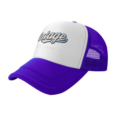 1983 Born in Retro 40th Birthday Gift Idea Unisex Baseball Cap Men Women Low Profile Trucker Hats Adjustable,Black
