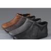Bestgift Men's Casual Shoes Low Top Comfortable Brown 6.5 view 2