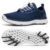 ALEADER Xdrain Water Shoes for Men, Quick-Dry Beach Aqua Hiking Pool Swim Shoes, Water Sneakers Navy Size 8.5 view 1