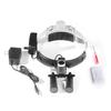 5W Operating Light Head Lamp Brightness Spot Ajustable with 6X-R Binocular Headband Loupes Black view 3