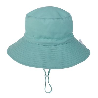 Summer Baby Sun Cap Baby Sun Hat for Girls and Boys Outdoor Neck Ear Cover Anti UV Kids Beach Caps Bucket Cap 0-8 Years (Color : Blue Green, Size : 3 to 8 Years)