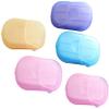 JJLFresheners 5 Box 500 Sheets Disposable Soap Paper 5 Boxes Hand Cleaner Fragrance Mini Color Soap Paper for school Indoor, Outdoor, Travel, Camping Hiking Camping view 2