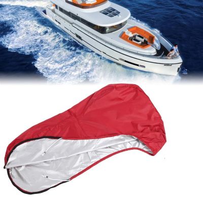 Boat Motor Covers Red Boat Outboard Full Engine Protection Cover Waterproof Sunshade Dust-Proof for 6-225HP Motor Accessories. (Color : 6-15)