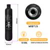 TUXING Carbon Fiber air Tank, 0.58L/4500Psi, CE Approved, PCP Paintball Compressed air System with Regulator Valve (Empty Bottle) (Double Gauge Set) (air Tank Regulator and Valve Gauge) view 3