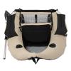Inflatable Float Tube, Float Tube for Fishing and Angling, Fishing Float Tube with Air Pump, Storage Pockets, Fish Ruler, Adjustable Backrest, 286lbs Load Bearing Capacity, Khaki view 1
