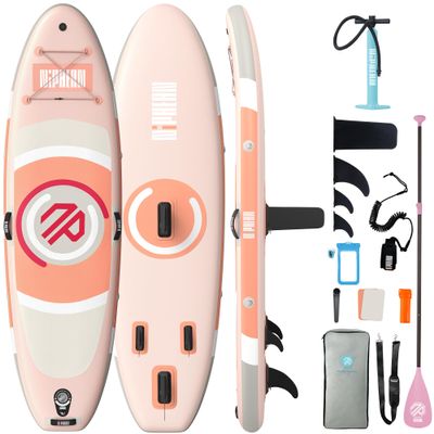 NipheanUltra-LightInflatable Paddle Board with (Beginner Friendly) StabilTrac Fin and Durable SUP Accessories, 10' Stand Up Paddle Boards for Adults & Youth, Versatile Yoga Paddle Board, Gift Ideas