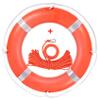 Life Ring 28 Inch, Boat Safety Throw Rings Orange, Life Buoy with Rope 98.5 FT and Reflective Tape for Boats view 1